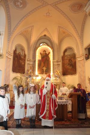 Mikuláš v kostole