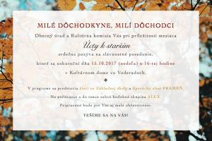 Úcta k starším 2017