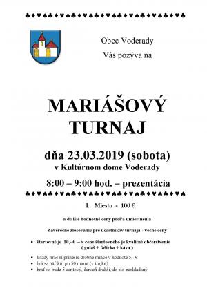 Mariáš 2019